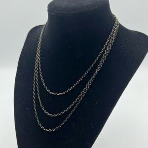 BLACK & GOLD STRAND NECKLACES
